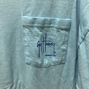 Guy Harvey Light Blue Pocket Tee
